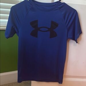 Under Armour Kids Royal Blue Tee